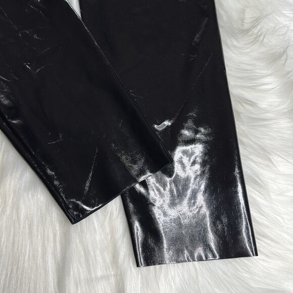 Wilfred Free Aritzia Black Vegan Leather Jemma Leggings - Picture 8 of 8